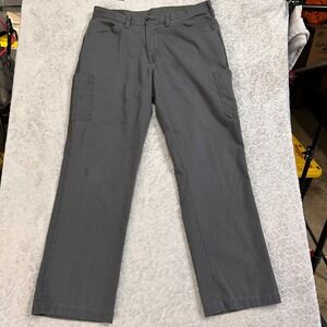 Red Kap Mens Charcoal Gray Cargo Work Pants PT62CH2 Size 34 Utility Trousers